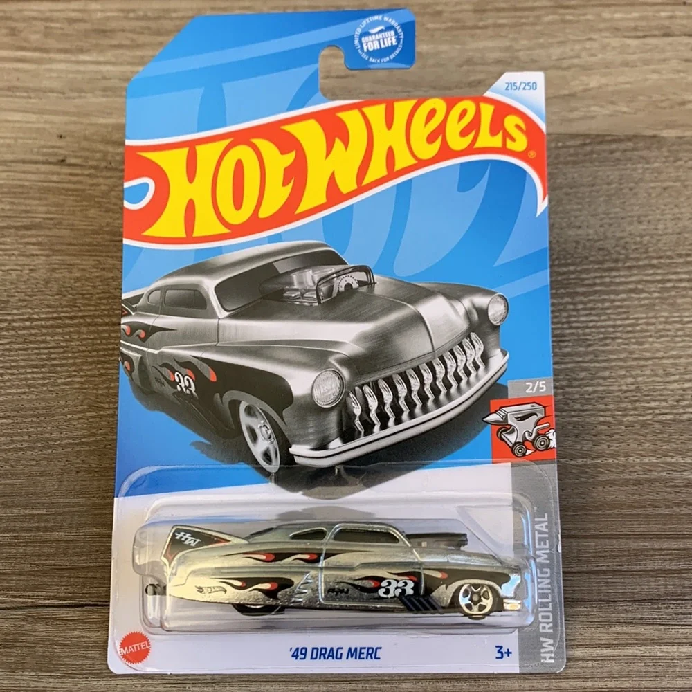Hot Wheels 49 Drag Merc Rolling Metal Hotwheels Mercury Dragster Race Car New